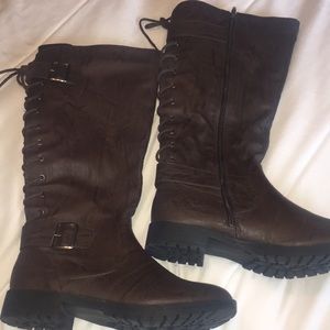 Brown Boots Size 8- Never Worn